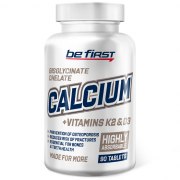 Заказать Be First Calcium Bisglycinate Chelate + K2 + D3 90 таб N