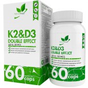Заказать NaturalSupp K2+D3 Double Effect 60 капс N
